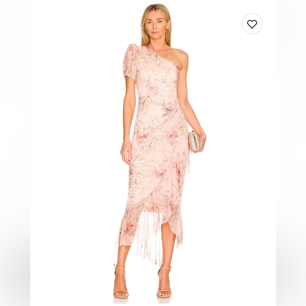 BCBG Maxazria one shoulder dress - Picture 3 of 5